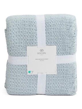 DOCOFIL Made In Portugal Stonewash Coverlet